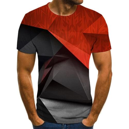 New Mens T-shirt Summer No Rules Fashion Short Sleeve 3D Printing Mens Large Size Round Neck Top Street Casual T-shirt