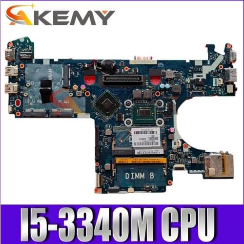 Original Laptop motherboard For DELL Latitude E6230 Core I5-3340M Mainboard CN-01V5YD 01V5YD LA-7731P SR0XB SLJ8A DDR3