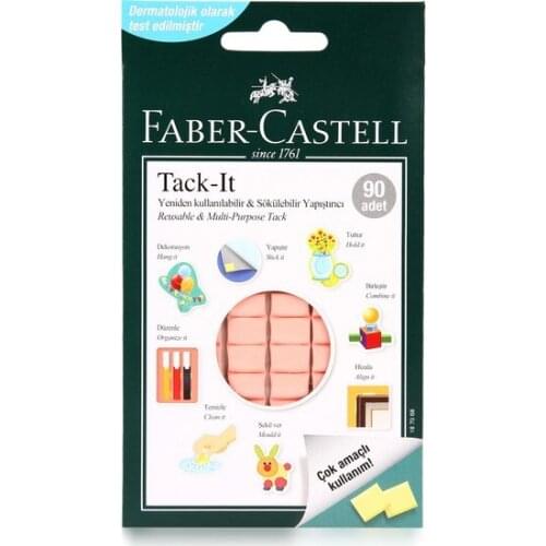 Original Faber-Castell Tack-it 50g, Mixed Color