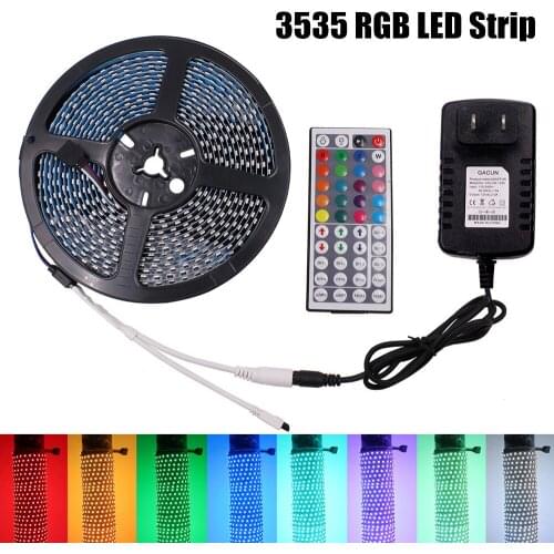 DC 12V RGB LED Strip Waterproof 60LEDs/m 120LEDs/m 3535 Flexible Tape LED Light Lamp for Home Decoracion