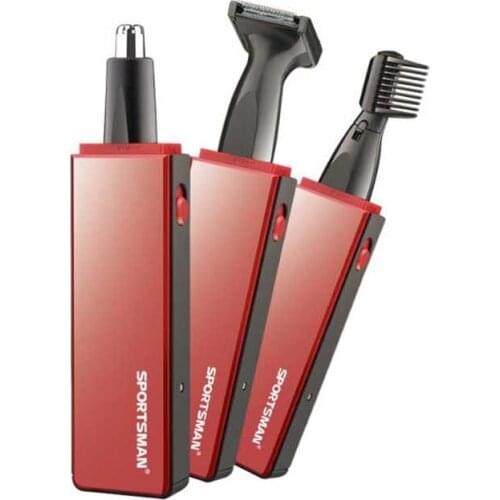 SM 3 in 1 rechargeable nose hair trimmer beard hair trimmer sideburn trimmer hair remover eyebrow trimmer