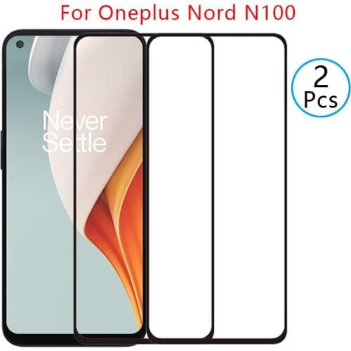 9d screen protector tempered glass case for oneplus nord n100 cover on one plus nordn100 n 100 100n protective phone coque bag