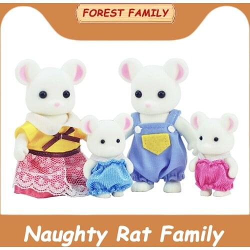 1/12 Dollhouse Furniture Miniatures Deluxe Living Room Piano & Desk Set Animal Figurines Cat Bunny Collectible Toys For Girls