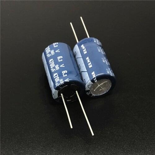 20pcs 4700uF 6.3V ELNA RE2 Series 16x25mm 6.3V4700uF Audio Aluminum Electrolytic Capacitor