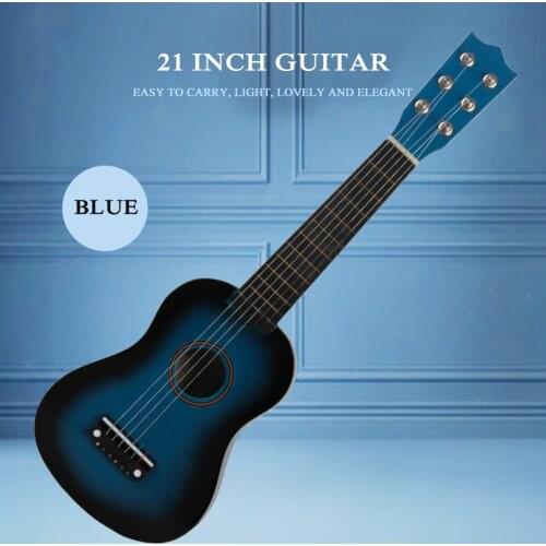 21 inch Ukulele Guitar Kids Beginners Musical Instrument Mini 6 Strings Toy Gift Lightweight Portable Music Element