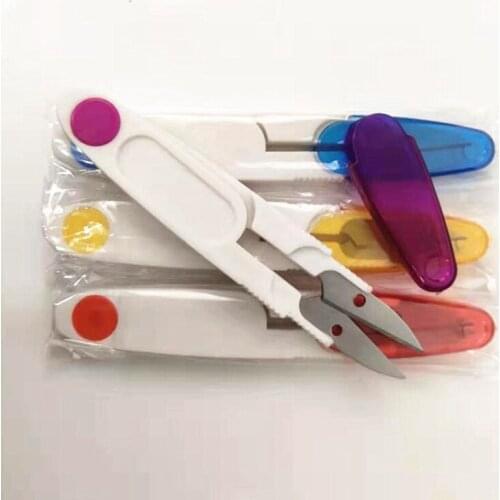 4pcs/lot Scissor Cross Stitch Tailor DIY Tool Supplies fish line Trimmer Thrum Yarn Thread Sewing Clipper Portable cutter Nippe