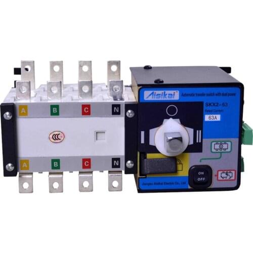 63A three phase genset ATS. automatic transfer switch 4P(ATS 63A)