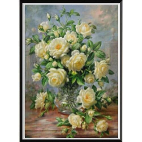 DIY 5D diamond painting cartoon animal landscape flower round diamond mosaic home decoration pattern handmade new year giftFH626