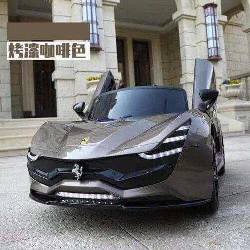 Childrens electric car two seat four-wheel remote control rocking cross country baby toy car can sit double stroller can be cus