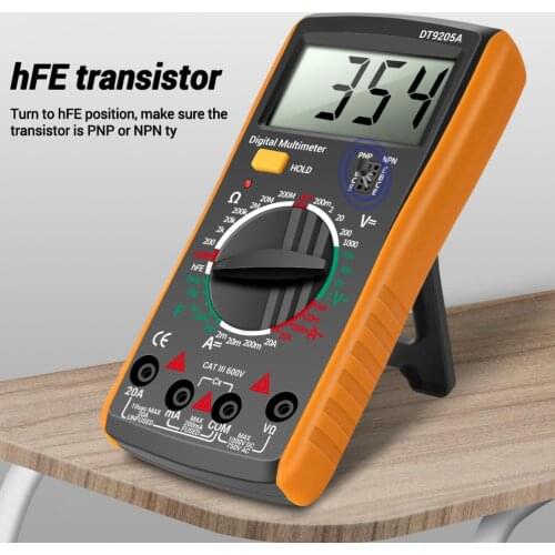 DT-9205A Handheld LCD Digital Multimeter AC/DC Volt Multimeter Tester