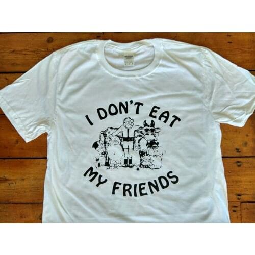 I Don't Eat My Friends T-shirt - Worn By Morrissey, Bernard Shaw Quote All Sizes Tee Shirt Unisex More Size And Colors