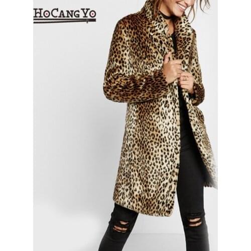HCYO Women Faux Fur Coats Plus Size Casual Slim Patchwork Fur Coat Women Coats and Jackets Autumn Winter Womens Coat Long Jacket