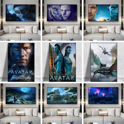 Movie Avatar High Quality Poster Picture Decoration Living Room Bedroom Wall Frameless Canvas Wall Painting Art Mural