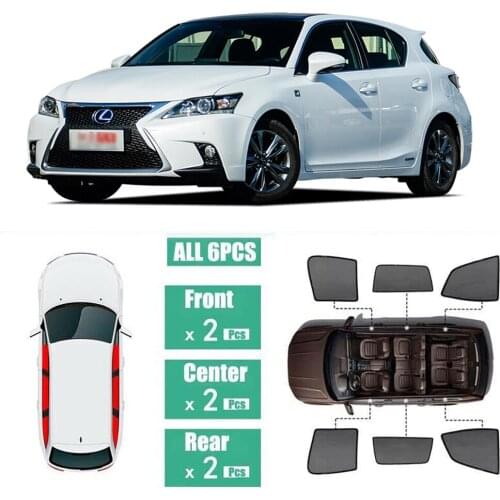 Side Windows Magnetic Sun Shade UV Protection Ray Blocking Mesh Visor Fit For Lexus CT200 2010-2016
