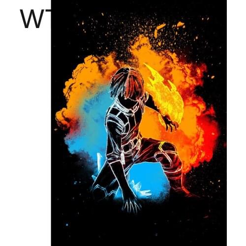 My Hero Academia Todoroki Shouto Canvas Painting Poster and Print Wall Art Room Decor Wall Decor Canvas Art Posters Surprise Box
