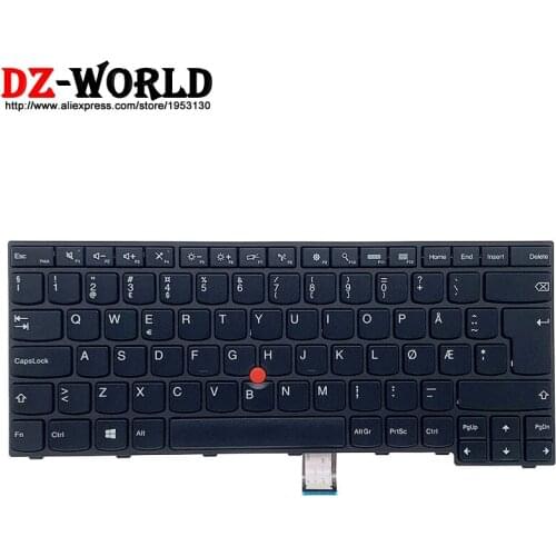 New Original No Norwegian Keyboard for Lenovo Thinkpad E450 E450C E455 E460 E465 Laptop 04X6121 04X6201 04X6161