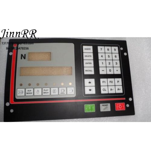 New CNC101, CNC102 key film, Operation panel