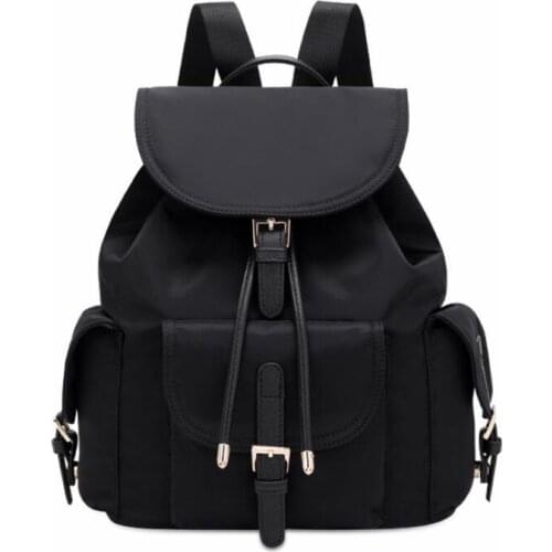 New womens backpack Korean fashion schoolbag Oxford canvas womens backpack