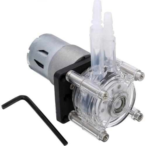 DC 12/24V Peristaltic Pump Large Flow Dosing Pump Anti-corrosion Vacuum Pump Strong Suction for Aquarium Lab