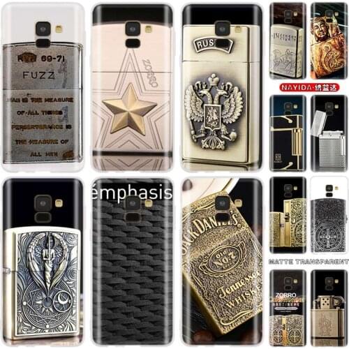 Baseus Clear case for Samsung J4 J6 Plus J7 J8 J3 J5 2015 2016 2017 EU 2018 Prime Funda Soft silicone Cases Kerosene lighter