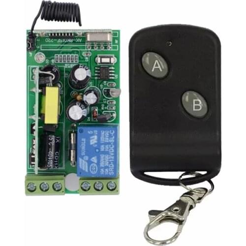 AC 85V 110V 220V 230V 250V Wireless Remote Control switch 10A Relay Switch Receiver Transmitter For Lamp/Light LED Remote ON OFF