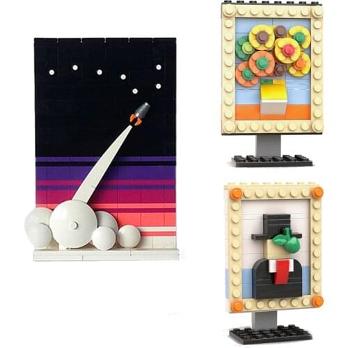 Star Space Rocket Ursa Major Building Block Bricks Sets Art Design Model Toys MOC Childrens Education Kids Boys Gifts