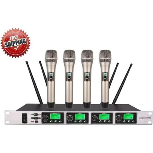 Studio microphone UHF Wireess Cordless Karaoke Microphone System draadloos microfoon BOLYMIC