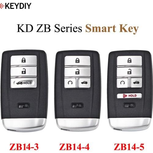 KEYDIY ZB Series Universal Smart Key ZB14-3 ZB14-4 ZB14-5 for KD-X2 Car Key Remote Replacement Fit More than 2000 Models