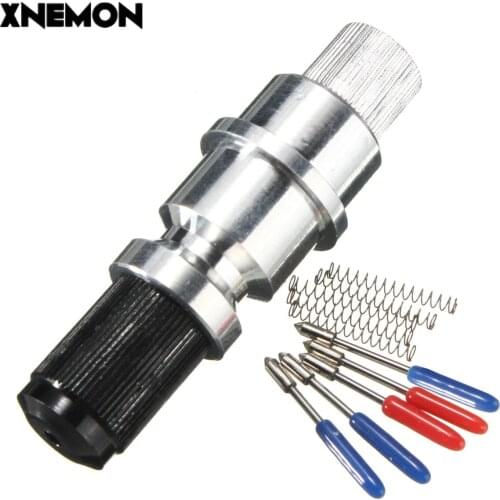 XNEMON 1Pc for CB09 Graphtec Blade Holder + 5 Blades for Vinyl Plotter Cutter 3x30 , 2x45 Degree Roland Blade