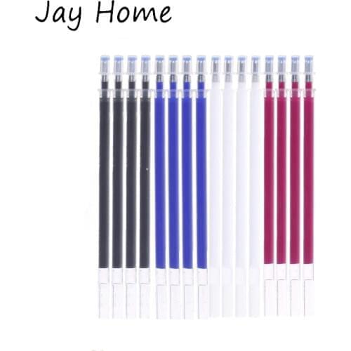 10Pcs Disappearing Ink Fabric Marker Pen Cross Stitch Temporary Marking Heat Erasable Pen for Fabric Dressmaking Sewing Tools