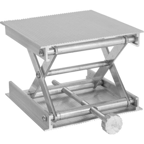 2.5-6.5 *9*9cm Aluminum Router Table Woodworking Engraving Lab Lifting Stand Rack Platform Benches