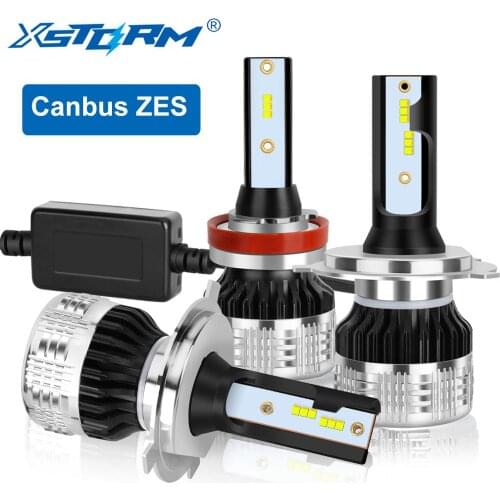 2pcs Canbus ZES H1H3 H4 H7 H11 HB3 9005 HB4 9006 9012 LED H27 880 881 Car Headlight Bulbs Auto Headlamp 12V