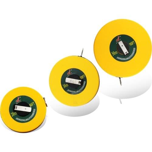 3 Types 20m/30m/50m Tape Measure Site Measurement Fiberglass Soft Rulers Building Surveying Measuring Tool Glass Fiberglasss