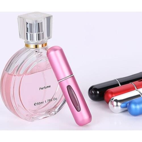 8ml 5ml Portable Mini Refillable Perfume Bottle With Spray Scent Pump Empty Cosmetic Containers Spray Atomizer Bottle For Travel