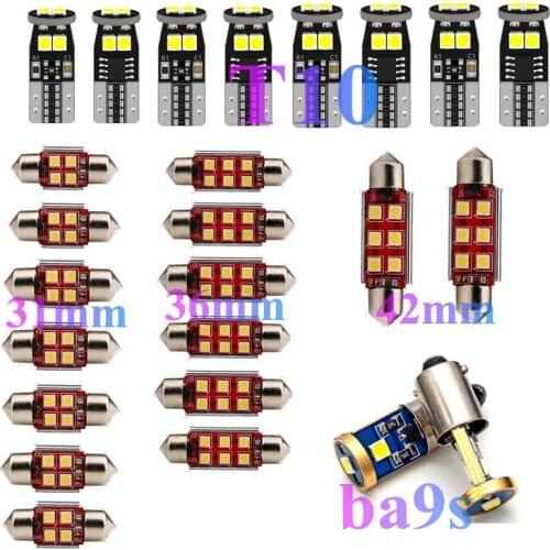 Car Led Interior Lighting For Chevrolet MALIBU V300 ORLANDO J309 Auto automotive best Interior light bulbs lamp for cars 25pc