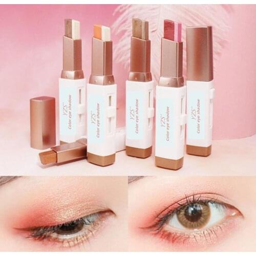 Two Tone Eyeshadow Bar Makeup Eyeshadow Stick Eye Shadow Pencil Eye Makeup Smooth Makeup Pencil Eye Shadow Beauty Tools