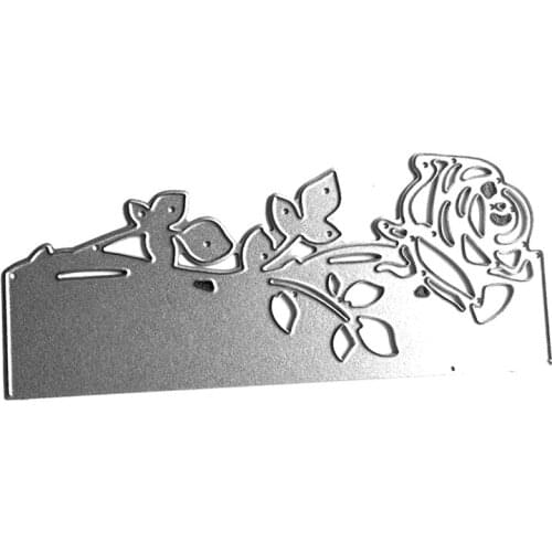 1Pcs Metal Carbon Steel Cutting DIY Cut Knife Mold Rose Paper Craft Mould die for Home Decor Household Scrapbooking Embossing