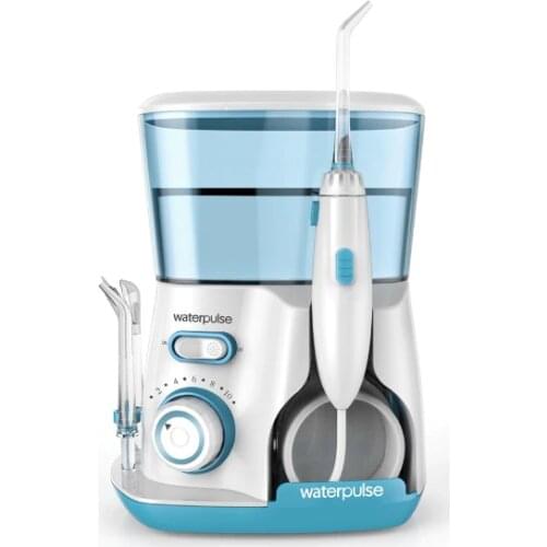 V300G Oral Irrigator 5pcs Tips Dental Water Flosser Electric Cleaner 800ml Oral Hygiene Dental Flosser Water Flossing