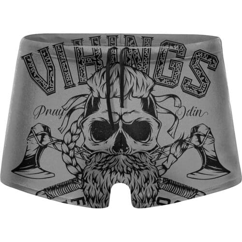 Men Rollo swimwear Vikings Fall Into Valhalla Vikings swimsuits husband for the sea Pool