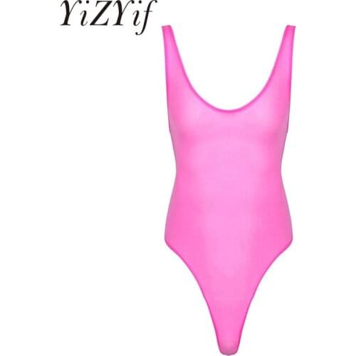 Men Lingerie Bodysuit Ultra-thin Thong Leotard Bodysuit Nightwear One-piece Deep U Neck Sleeveless High Cut Bodysuit Underwear