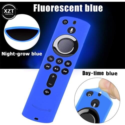 Soft Lattice Design Durable Anti Slip Accessories Remote Control Cover Protective Case Silicone Shockproof For Fire TV Stick 4K