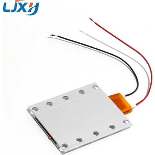 LJXH PTC17 220V Automatic Constant Temperature Heating Sheet Piece Element with Hole Aluminum Shell Insulation Type Electronics