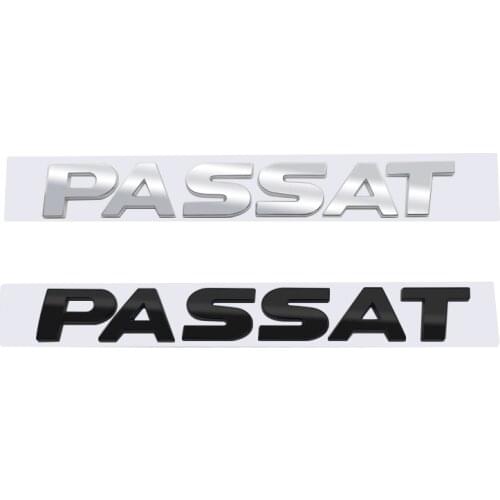 Car ABS Letters Emblem Decoration Rear Trunk stickers For VW Volkswagen PASSAT B5 B5.5 B6 B7 B8 Car styling