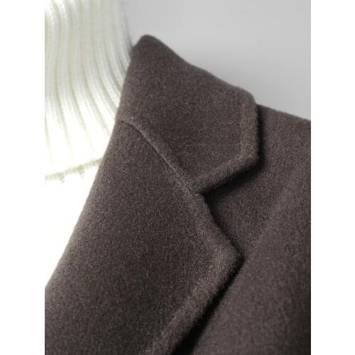 Autumn Winter Coat Men 100% Wool Jacket Double-sided Woolen Coats Mens Jacket and Coat Abrigo Hombre P-S8181Z ZL867