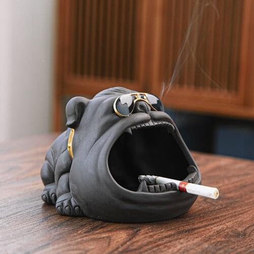 Ashtray Home Living Room Creative Personality Trend Fashion Windproof Anti-fly Ash Office Ashtray
