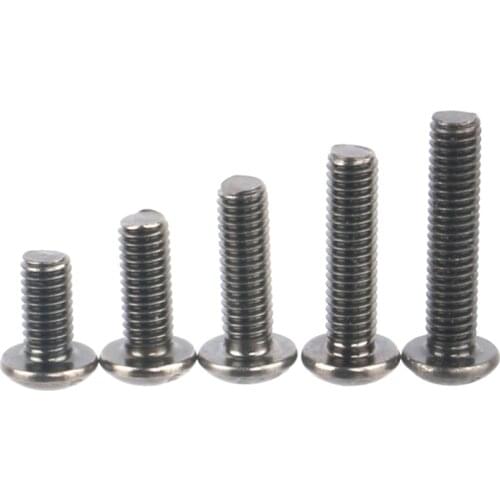 10PCS 12.9 Grade YFS Semi Circular Head Hexagonal Screw M3*6*8*10*12*14*16*20Black Nickel Plating For RC FPV Racing Drone RC Pa
