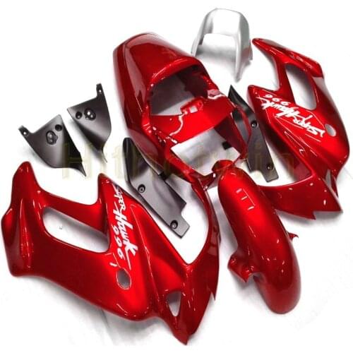 Custom motorcycle cowl for VTR1000F 1997 1998 1999 2000 2001 2002 2003 2004 2005 ABS Fairing+Screws+red