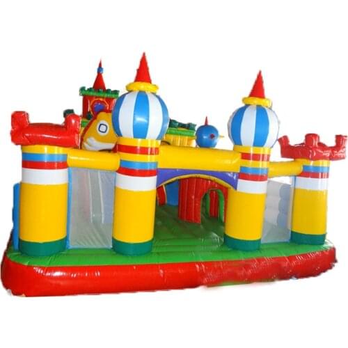 Popular big fun city indoor playgrounds inflatable bounce house and slide combo