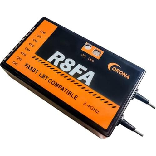 R8FA FASST Compatible 2.4Ghz 8Ch Receiver For FUTABA Transmitter