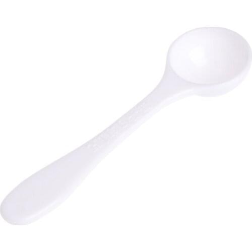 1 Gram Granular Powder Fertilizer White Scoop Spoon Plastic Gardening Supplies